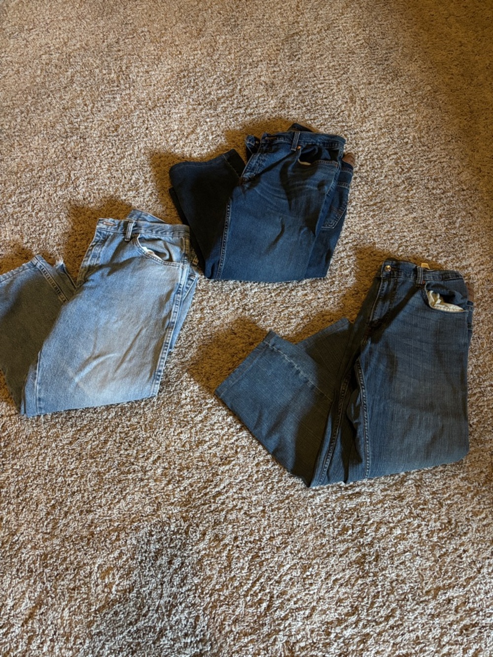 Levi's Men's Straight Jeans - Light and Dark Blue Washes